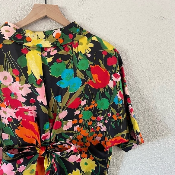 Vintage 40s/50s Mitzi Morgan Floral Dress - Picture 11 of 16